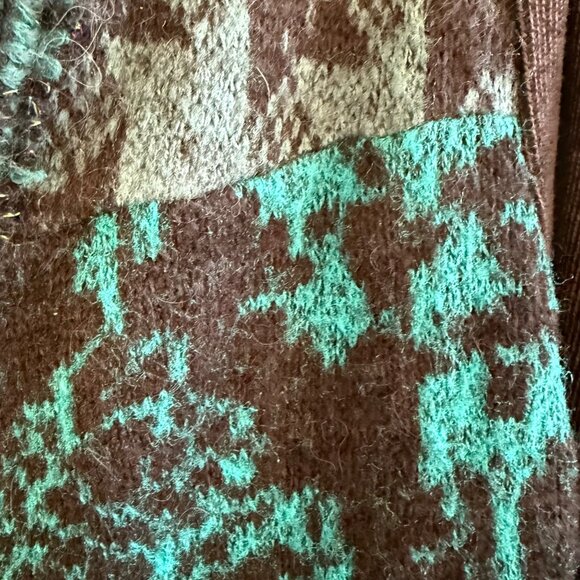 Free People Women's Blazer Jacket Sz M Black Combo Wool Blend Better Together - Picture 4 of 14